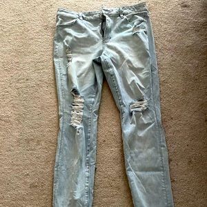 American eagle high rise jeans size 16 regular